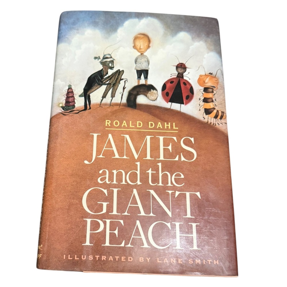 James and the Giant Peach Roald Dahl Hardcover Dust Jacket Lane Smith 1996
